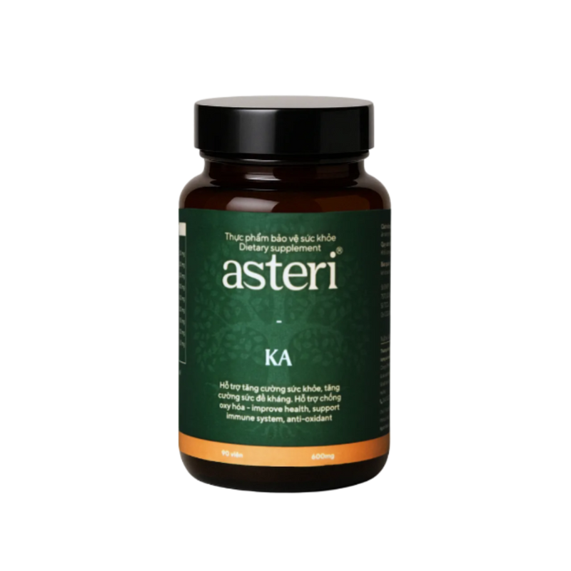 Lọ thực phẩm bảo vệ sức khỏe asteri KA giúp tăng cường sức khỏe, tăng sức đề kháng và chống oxy hóa