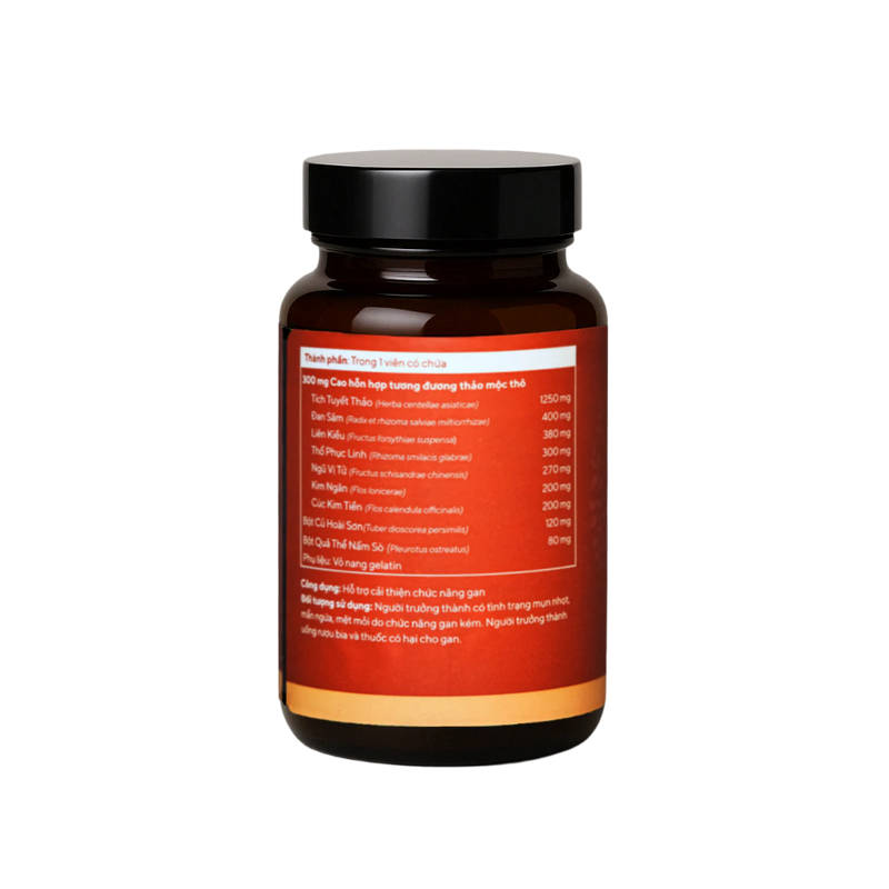 Thành phần thảo dược của viên uống asteri KB giúp giải độc gan và hỗ trợ thải độc